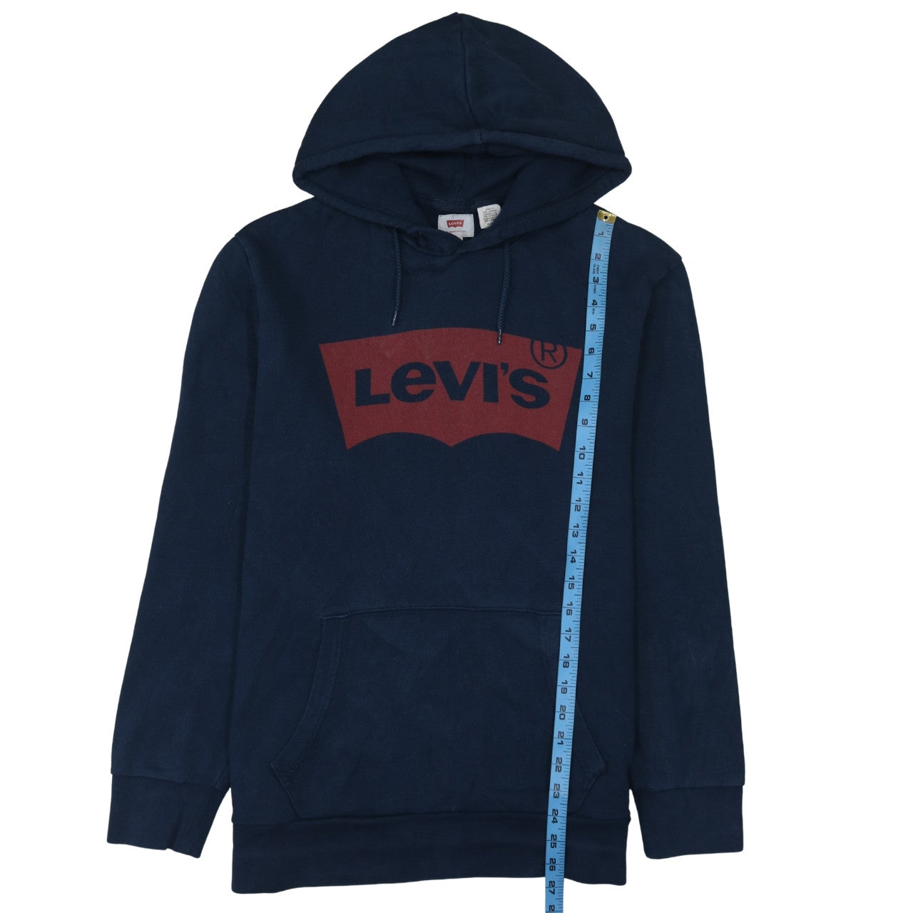 Mens UK Size XL Levi's Blue Pullover Hoodie