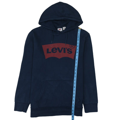 Mens UK Size XL Levi's Blue Pullover Hoodie