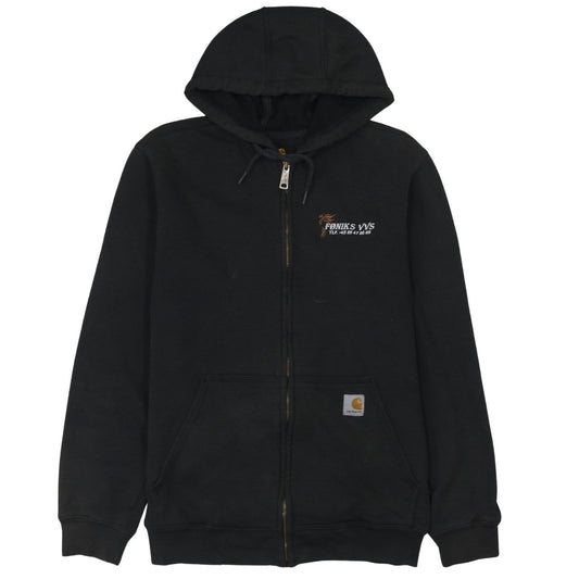 Mens UK Size S Carhartt Black Full Zip Hoodie