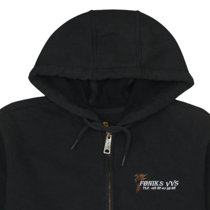 Mens UK Size S Carhartt Black Full Zip Hoodie