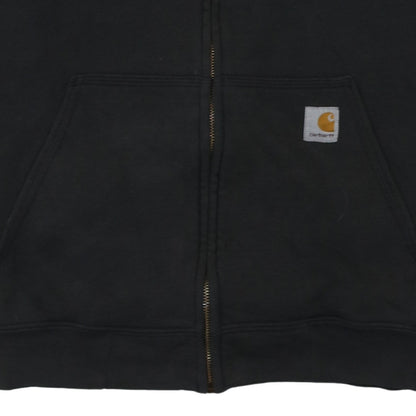 Mens UK Size S Carhartt Black Full Zip Hoodie