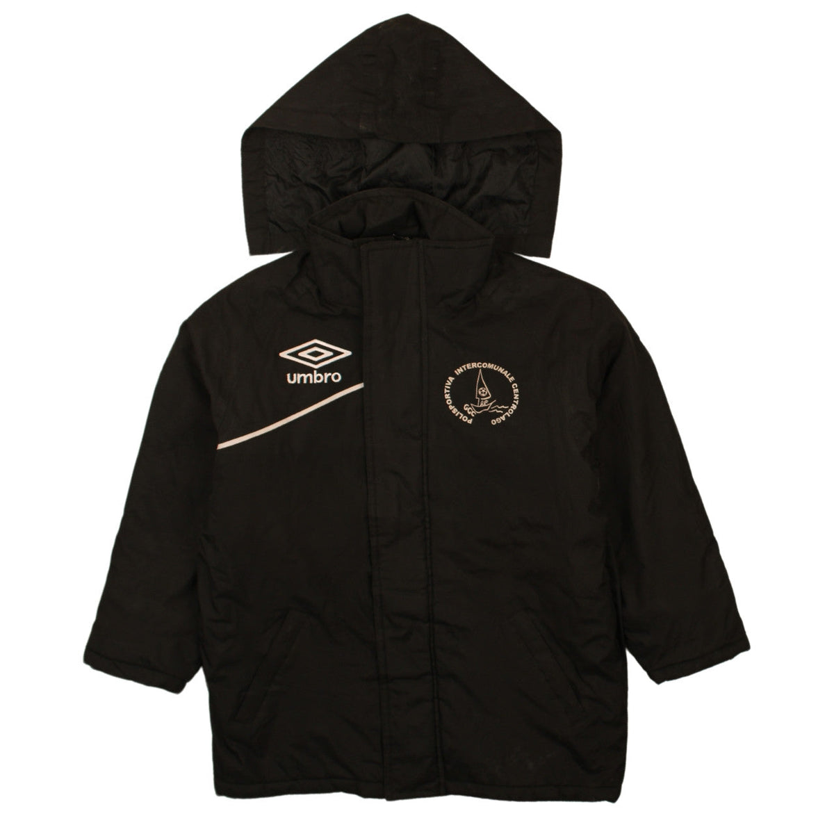 Mens UK Size 2XS Umbro Black Parka Coat