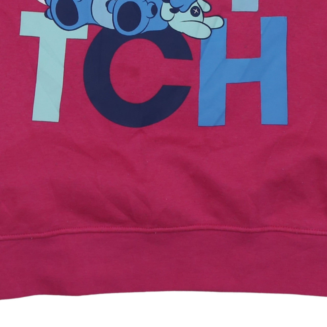 Womens UK Size L Disney Pink Pullover Sweatshirt