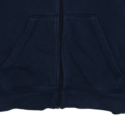 Mens UK Size S adidas Blue Full Zip Hoodie