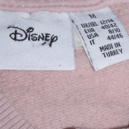 Womens UK Size M Disney Pink Pullover Sweatshirt