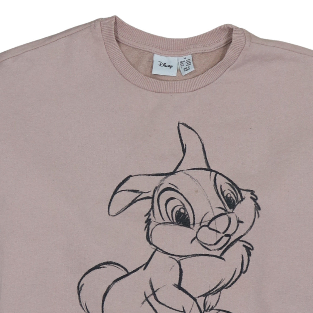 Womens UK Size M Disney Pink Pullover Sweatshirt