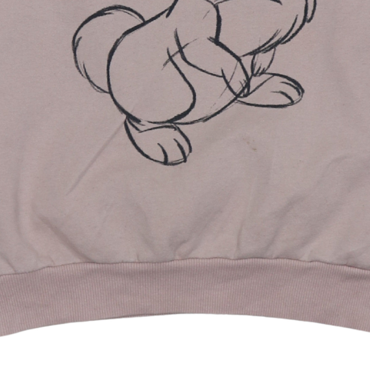 Womens UK Size M Disney Pink Pullover Sweatshirt