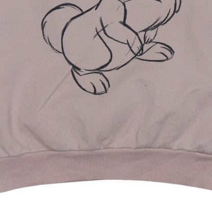 Womens UK Size M Disney Pink Pullover Sweatshirt