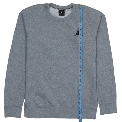 Mens UK Size S Jordan Grey Pullover Sweatshirt