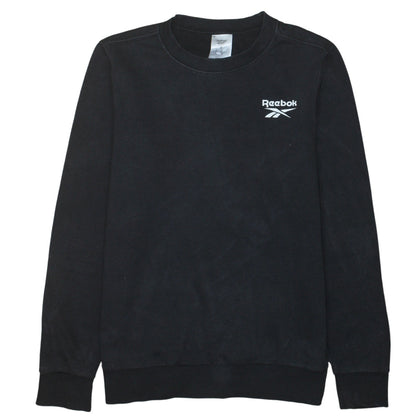 Mens UK Size S Reebok Black Pullover Sweatshirt