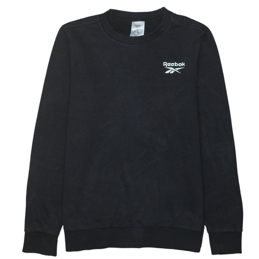 Mens UK Size S Reebok Black Pullover Sweatshirt
