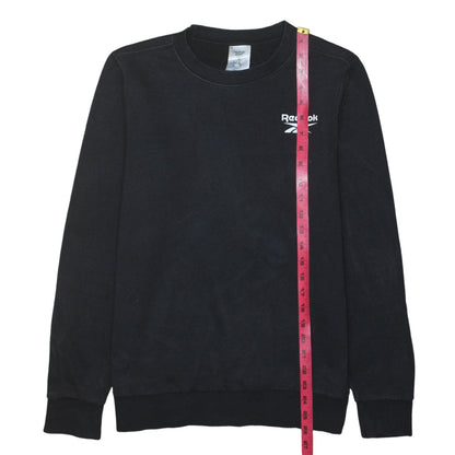 Mens UK Size S Reebok Black Pullover Sweatshirt
