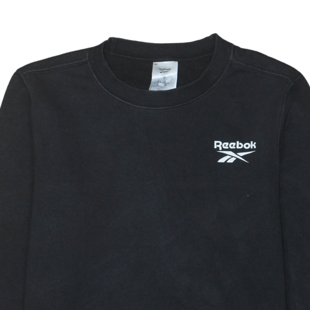 Mens UK Size S Reebok Black Pullover Sweatshirt