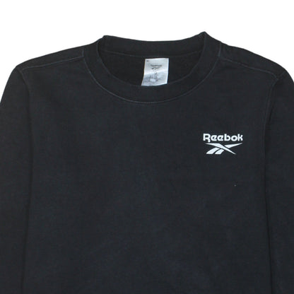 Mens UK Size S Reebok Black Pullover Sweatshirt