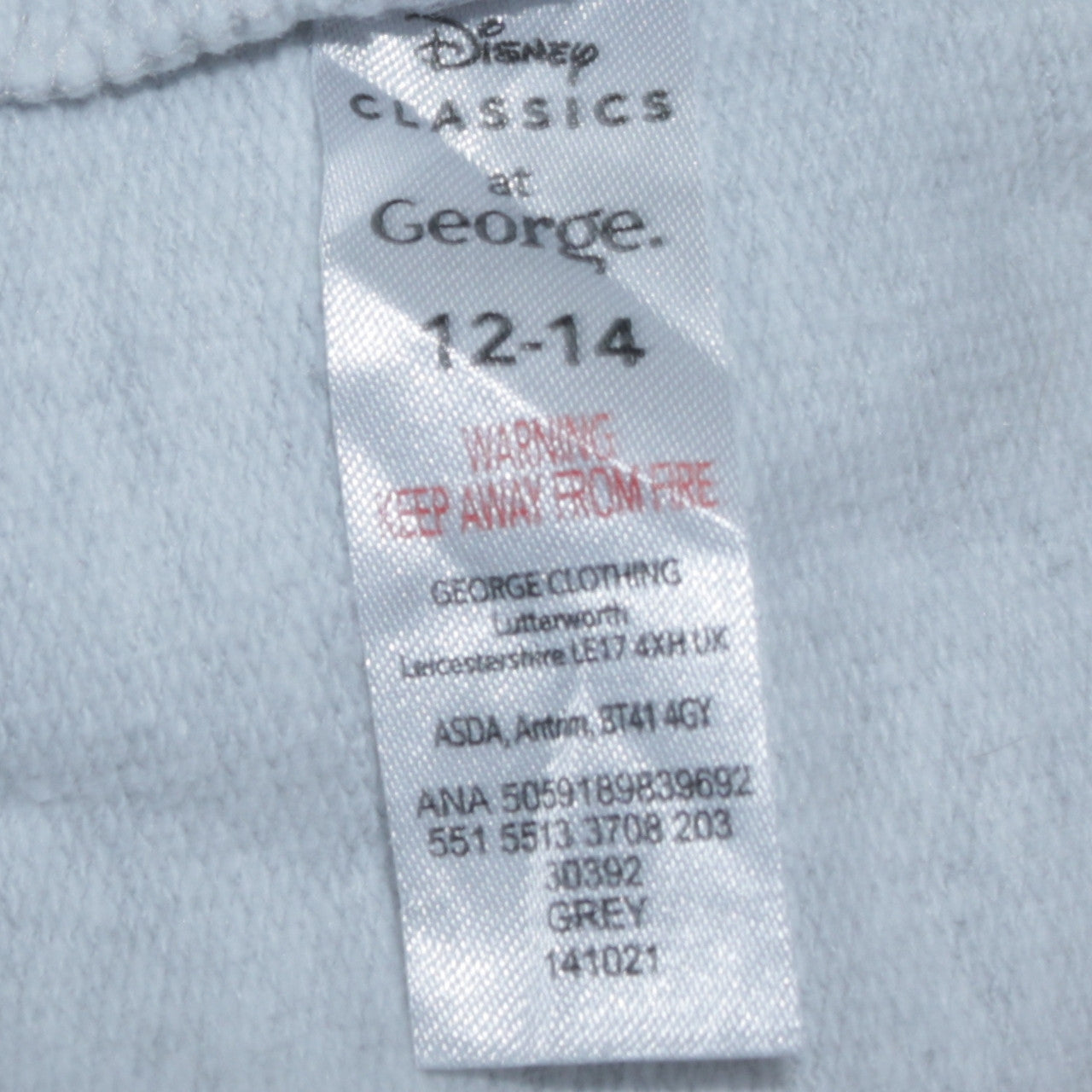 Womens UK Size 12-14 Disney Classics at George Grey Pullover Sweatshirt