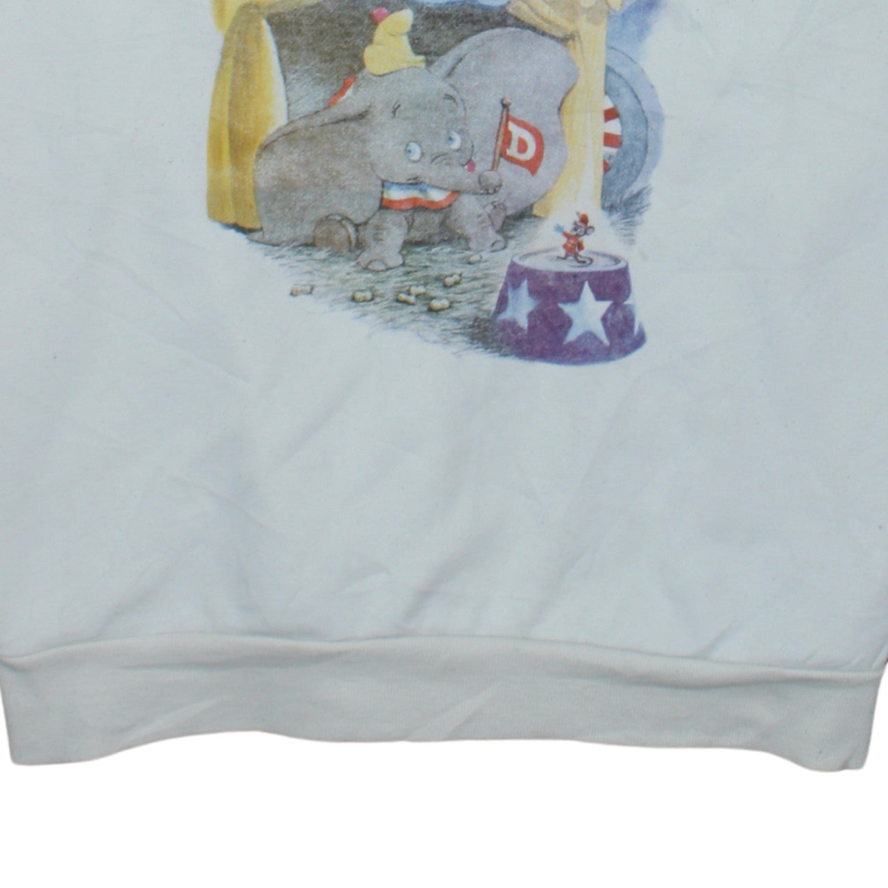 Womens UK Size L Primark White Pullover Sweatshirt