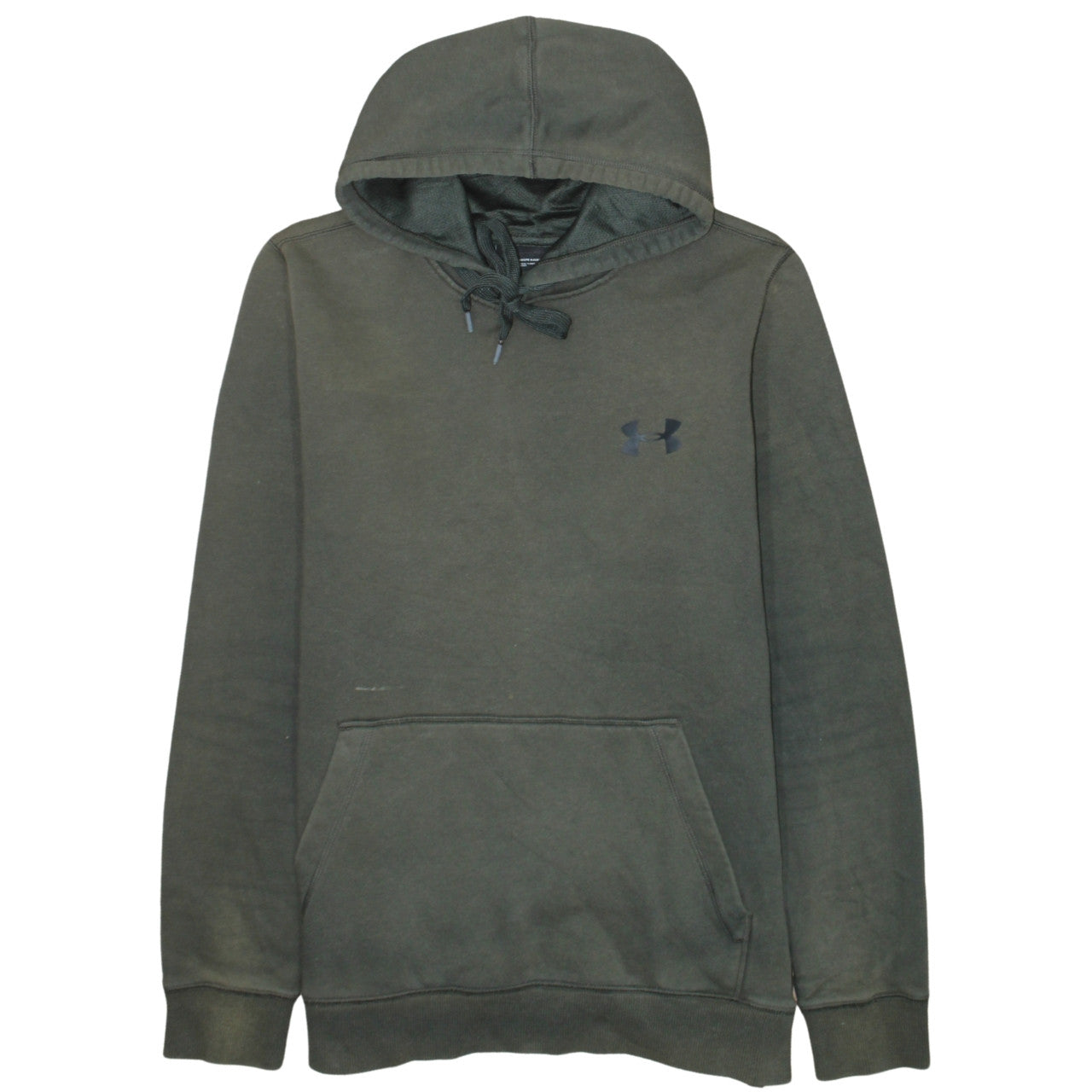 Mens UK Size M Under armour Green Pullover Hoodie
