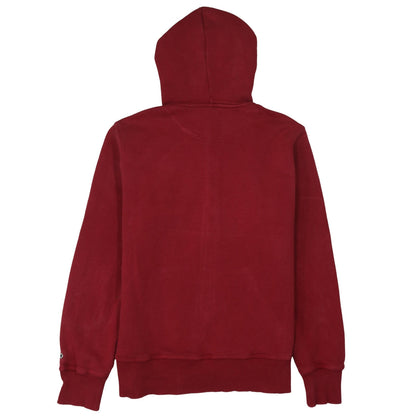 Mens UK Size M Nike Red Full Zip Hoodie