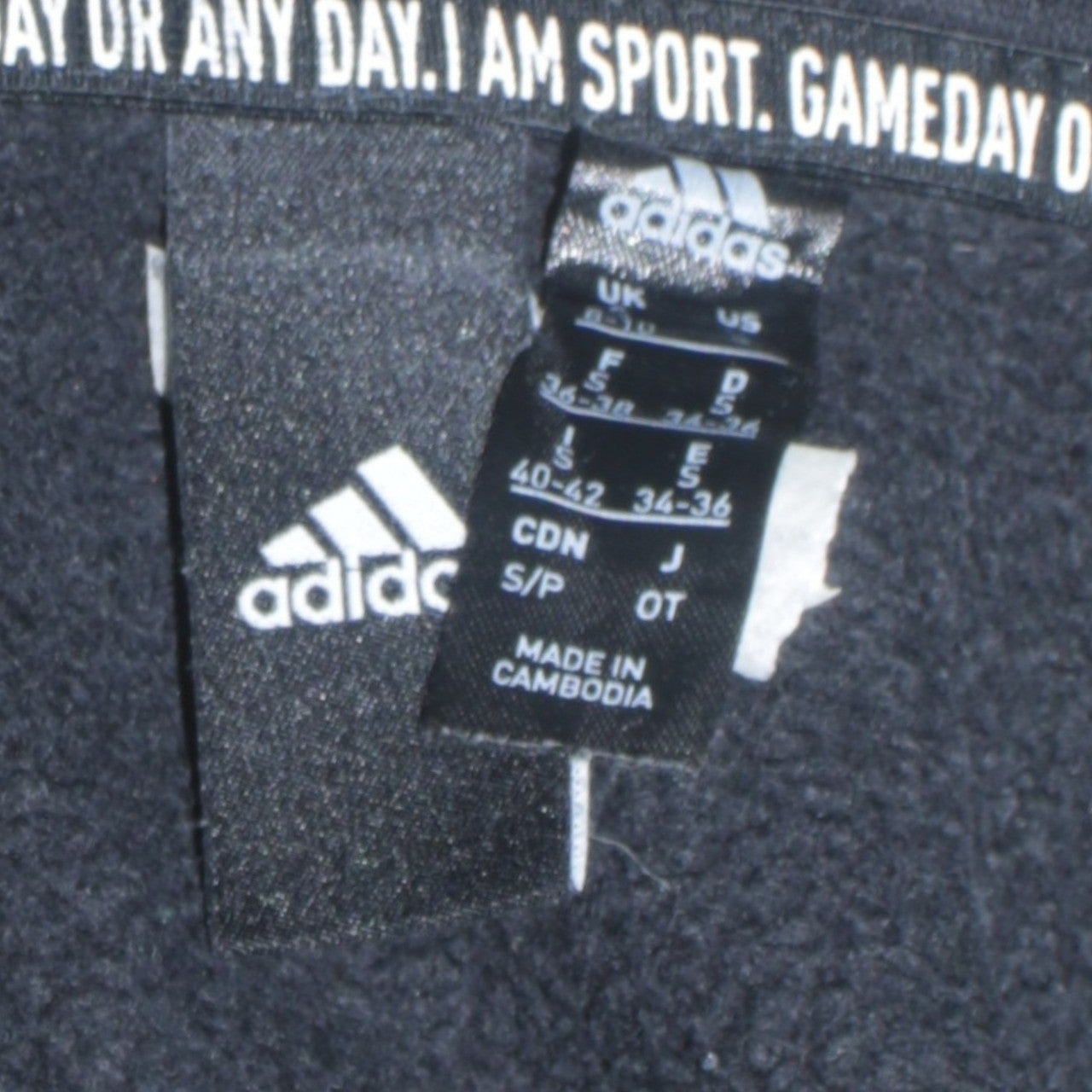 Womens UK Size S adidas Black Pullover Hoodie