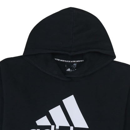 Womens UK Size S adidas Black Pullover Hoodie