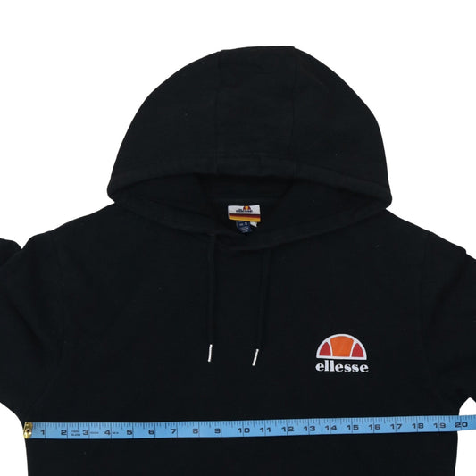 Mens UK Size S ellesse Black Pullover Hoodie