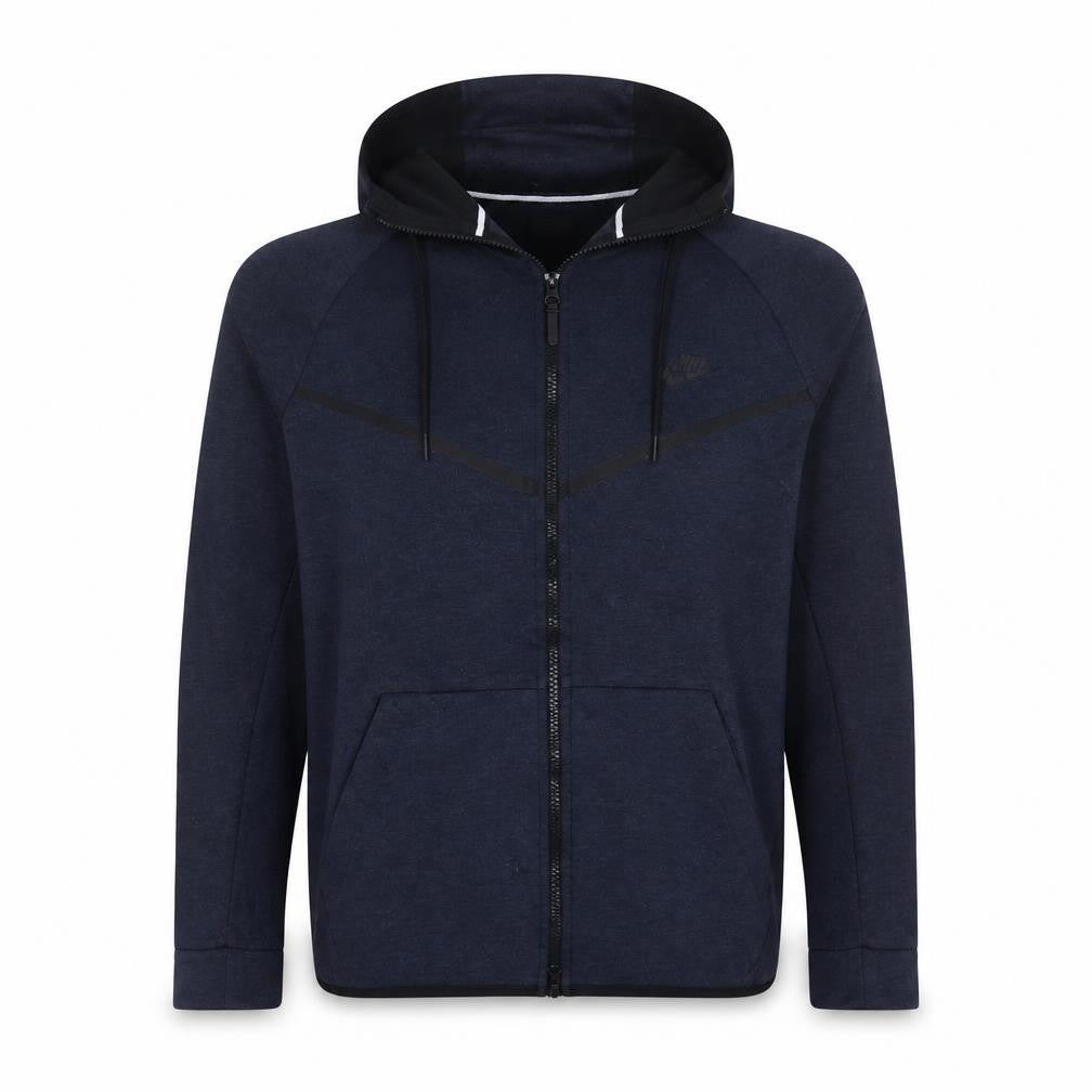 Mens UK Size L Nike Blue Full Zip Hoodie
