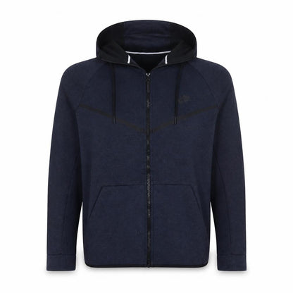 Mens UK Size L Nike Blue Full Zip Hoodie