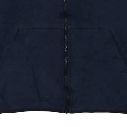Mens UK Size L Nike Blue Full Zip Hoodie