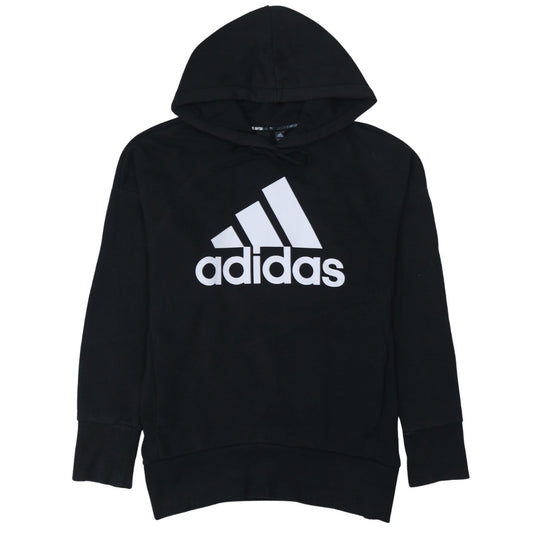 Womens UK Size S adidas Black Pullover Hoodie