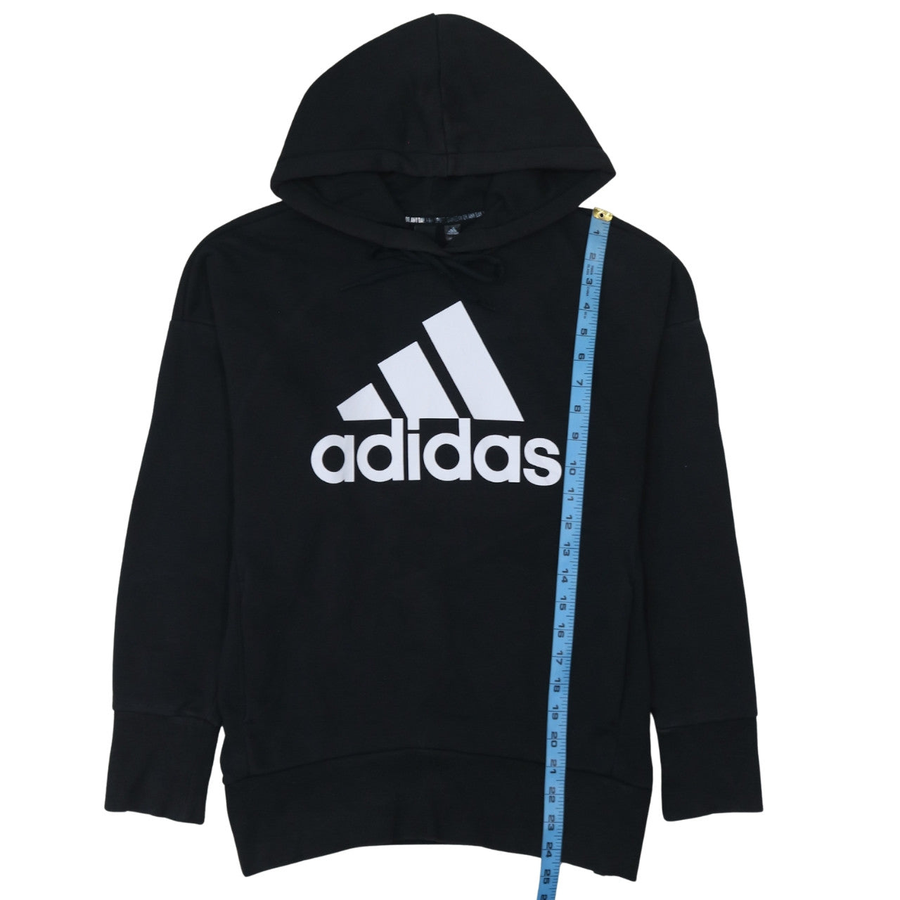 Womens UK Size S adidas Black Pullover Hoodie