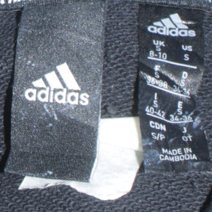 Womens UK Size S adidas Black Pullover Hoodie