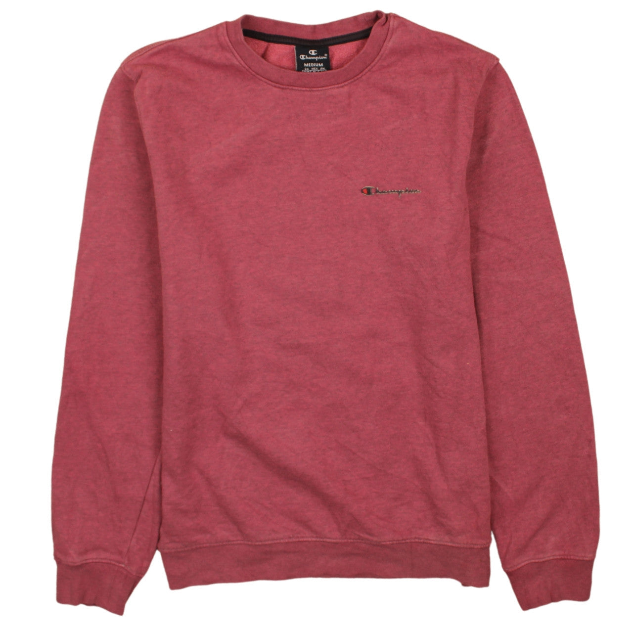 Womens UK Size M Champion Red Pullover Sweatshirt