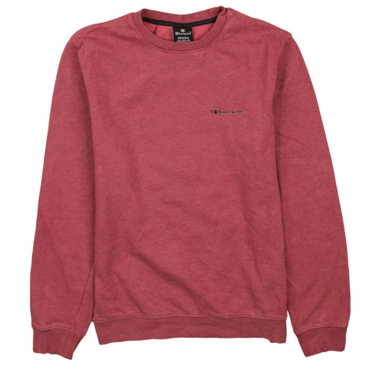 Womens UK Size M Champion Red Pullover Sweatshirt