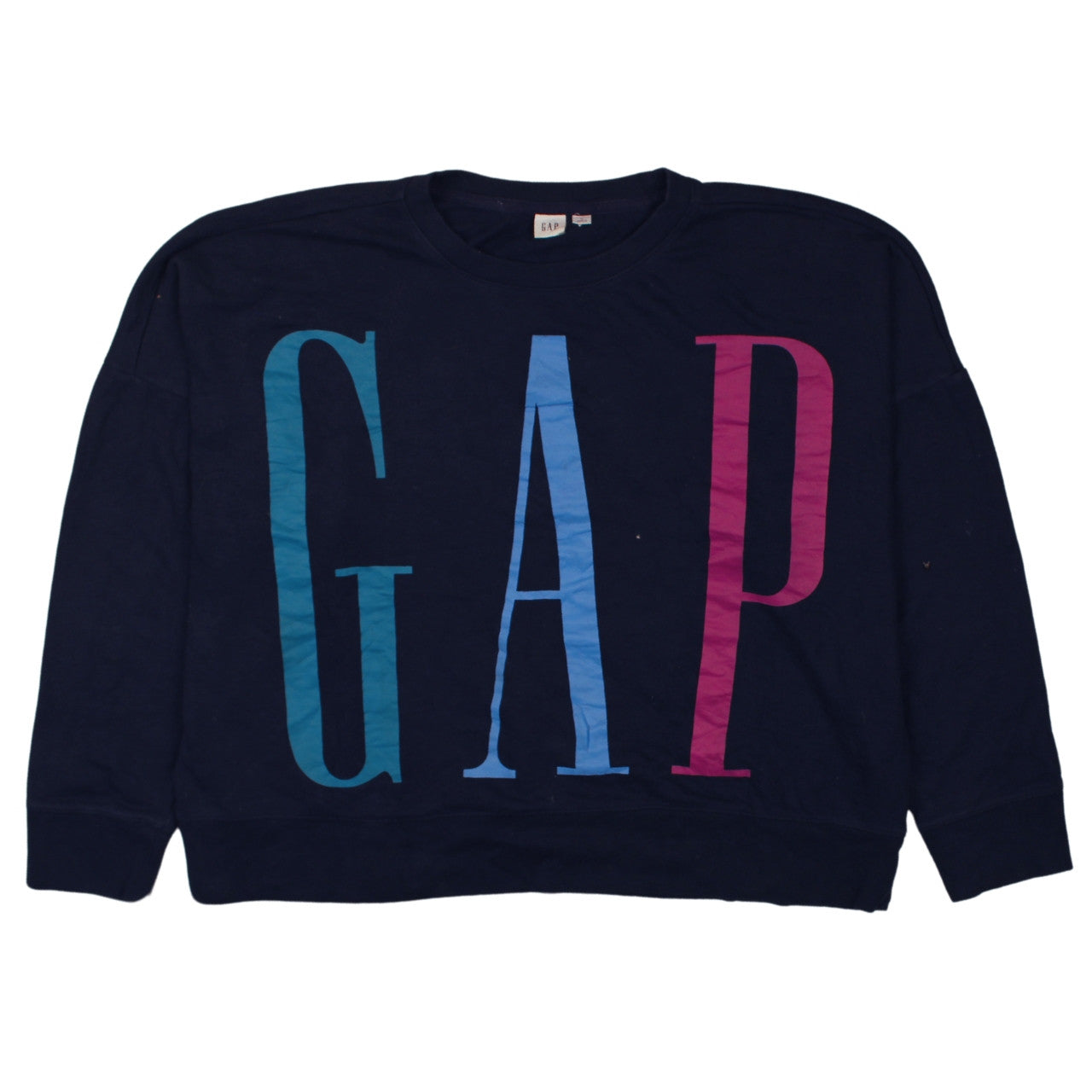 Womens UK Size XL Gap Blue Pullover Sweatshirt