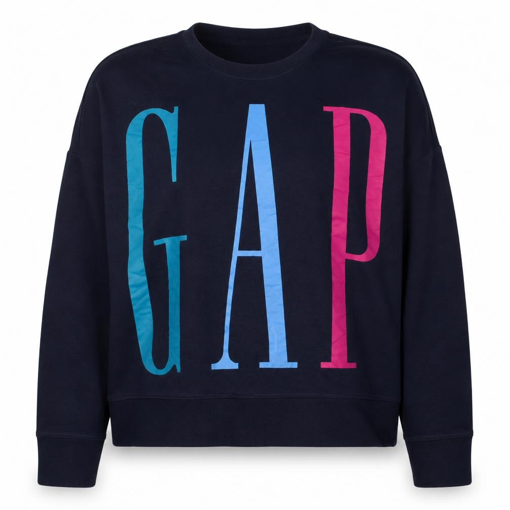 Womens UK Size XL Gap Blue Pullover Sweatshirt