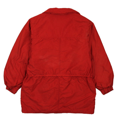 Womens UK Size S Columbia Red Parka Coat