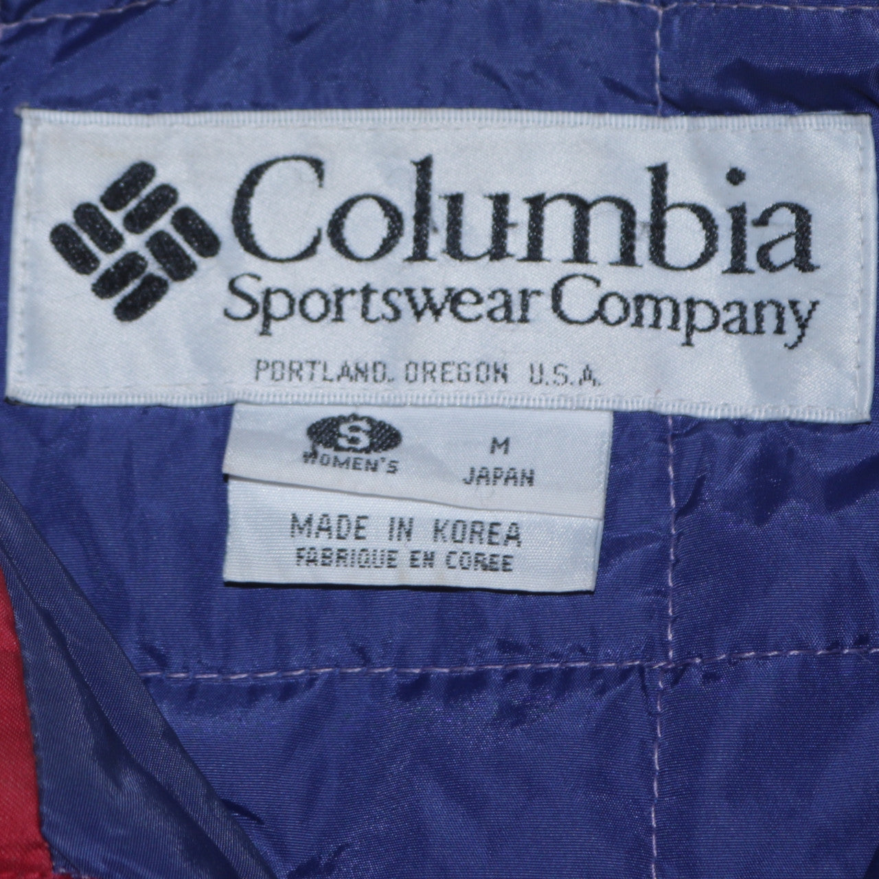 Womens UK Size S Columbia Red Parka Coat