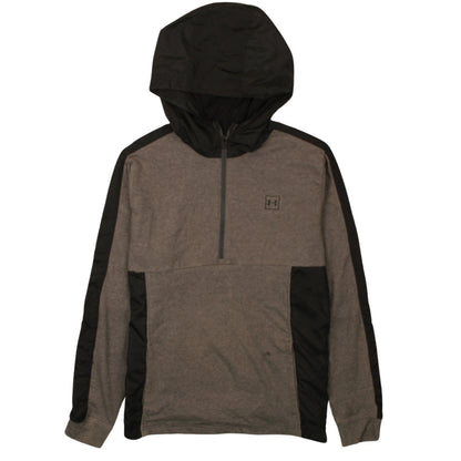 Mens UK Size L Under armour Grey Pullover Hoodie