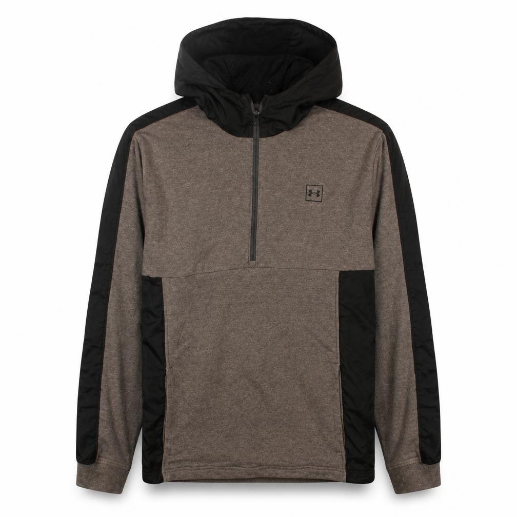 Mens UK Size L Under armour Grey Pullover Hoodie