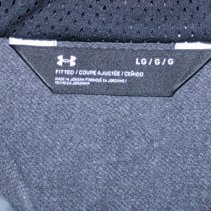 Mens UK Size L Under armour Grey Pullover Hoodie