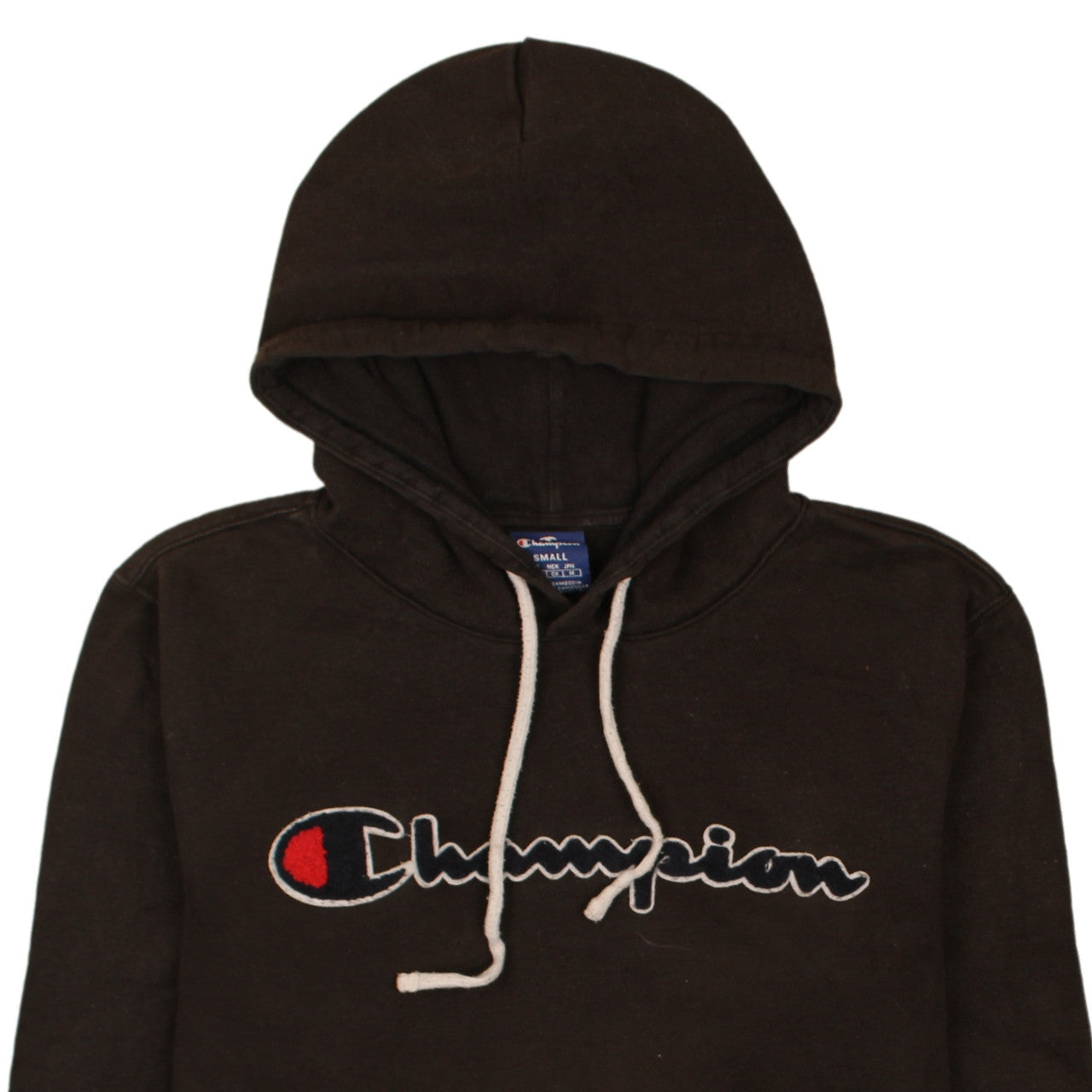 Mens UK Size S Champion Brown Pullover Hoodie
