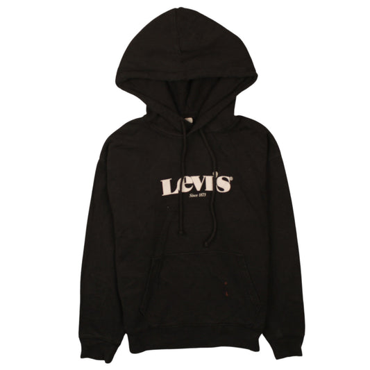 Mens UK Size XS Levi's Black Pullover Hoodie