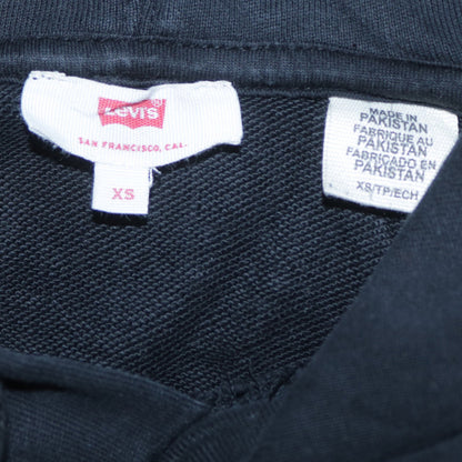 Mens UK Size XS Levi's Black Pullover Hoodie