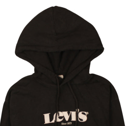 Mens UK Size XS Levi's Black Pullover Hoodie