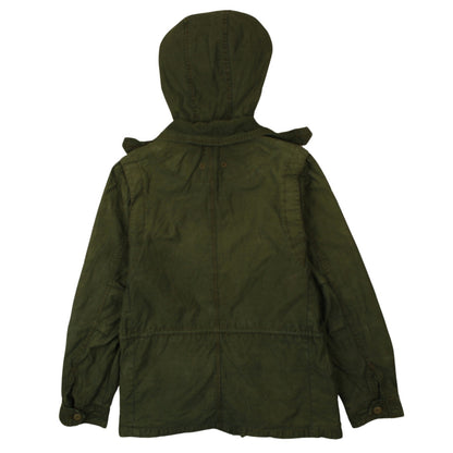 Womens UK Size 12 Topshop Green Military Jacket