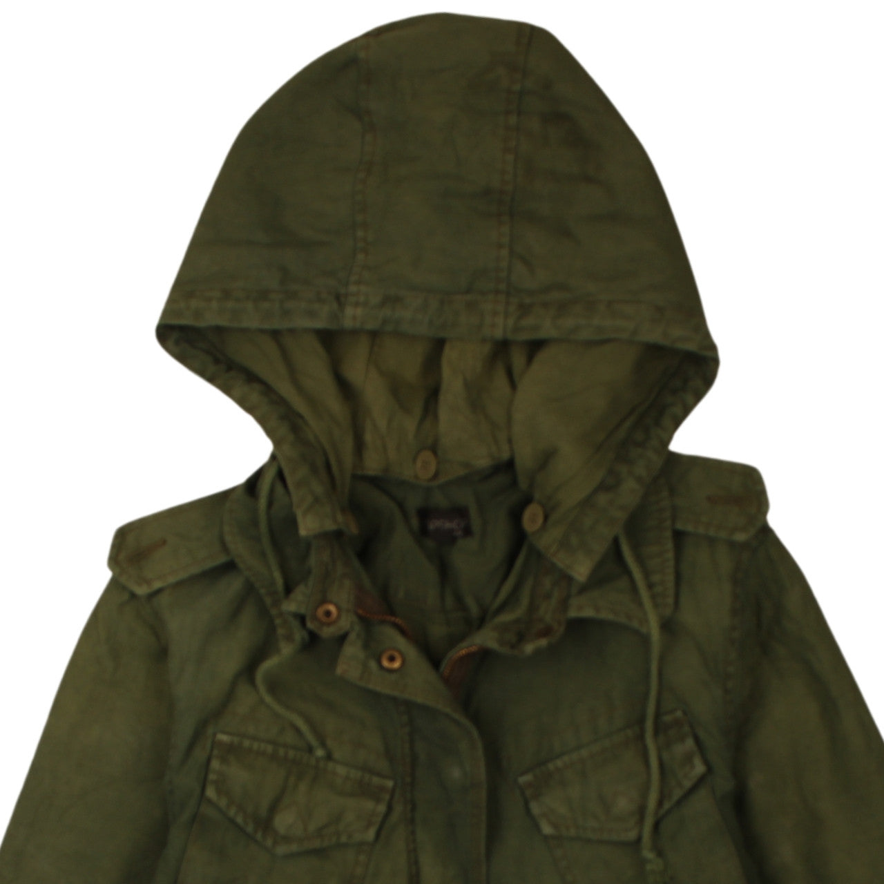 Womens UK Size 12 Topshop Green Military Jacket