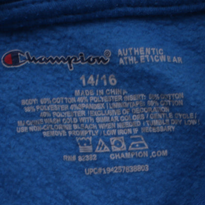 Boys UK Size 14-16 Years Champion Blue Pullover Hoodie