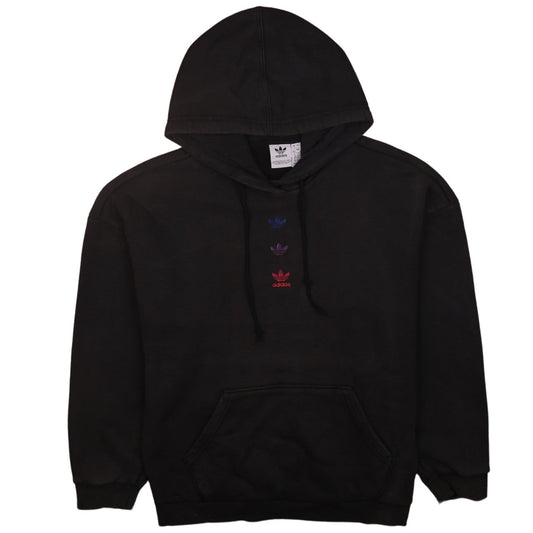 Womens UK Size 12 adidas Black Pullover Hoodie