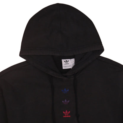 Womens UK Size 12 adidas Black Pullover Hoodie