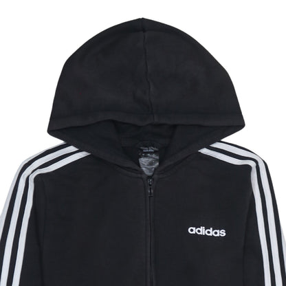 Mens UK Size S adidas Black Full Zip Hoodie